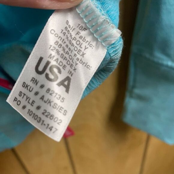 Fresh Produce Ladies Light Blue Stretchable Zip-up Mock Neck Jackets Size XS - Picture 12 of 13